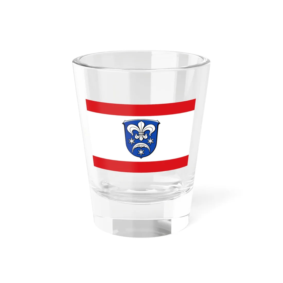 Flagge Alsbach Bergstraße (Germany) Shot Glass 1.5oz 1.5oz - Go Mug Yourself