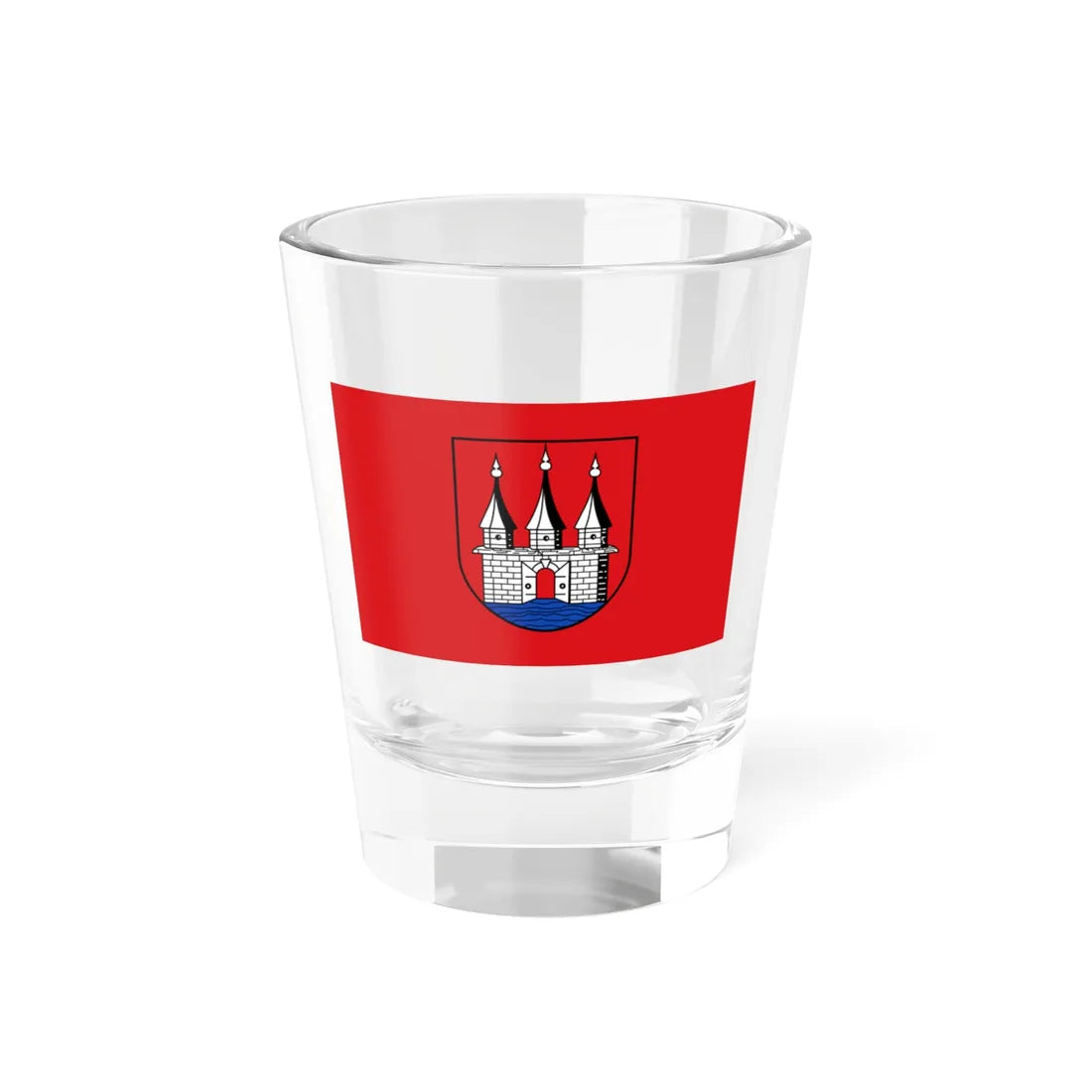 Flagge Altona (Germany) Shot Glass 1.5oz 1.5oz - Go Mug Yourself