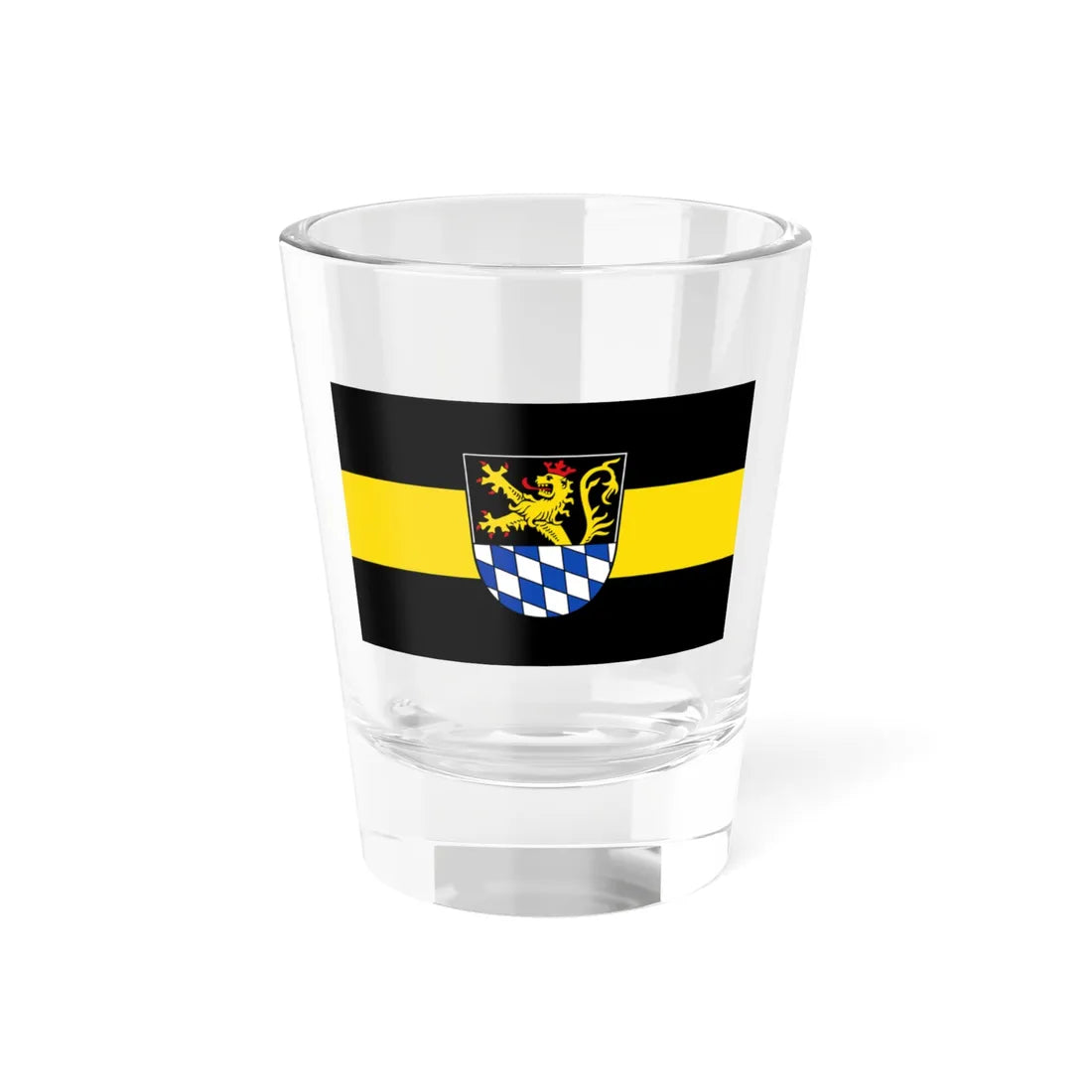 Flagge Amberg (Germany) Shot Glass 1.5oz 1.5oz - Go Mug Yourself