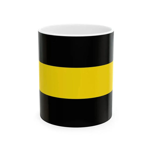 Flagge Amberg variant (Germany) White Coffee Mug 11oz - Go Mug Yourself