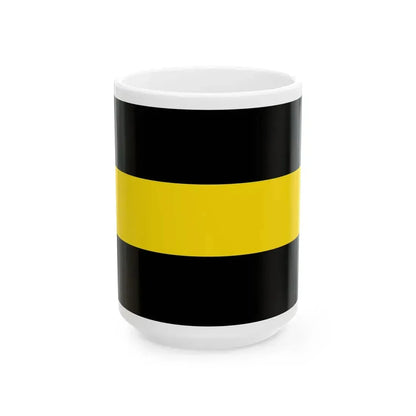 Flagge Amberg variant (Germany) White Coffee Mug 15oz - Go Mug Yourself