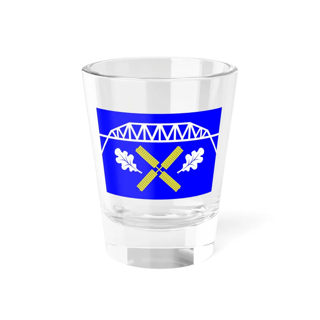 Flagge Amt Burg-Sankt Michaelisdonn (Germany) Shot Glass 1.5oz 1.5oz - Go Mug Yourself