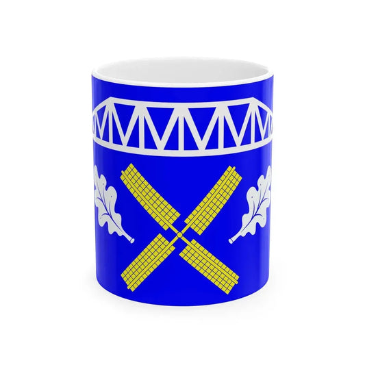 Flagge Amt Burg-Sankt Michaelisdonn (Germany) White Coffee Mug 11oz - Go Mug Yourself