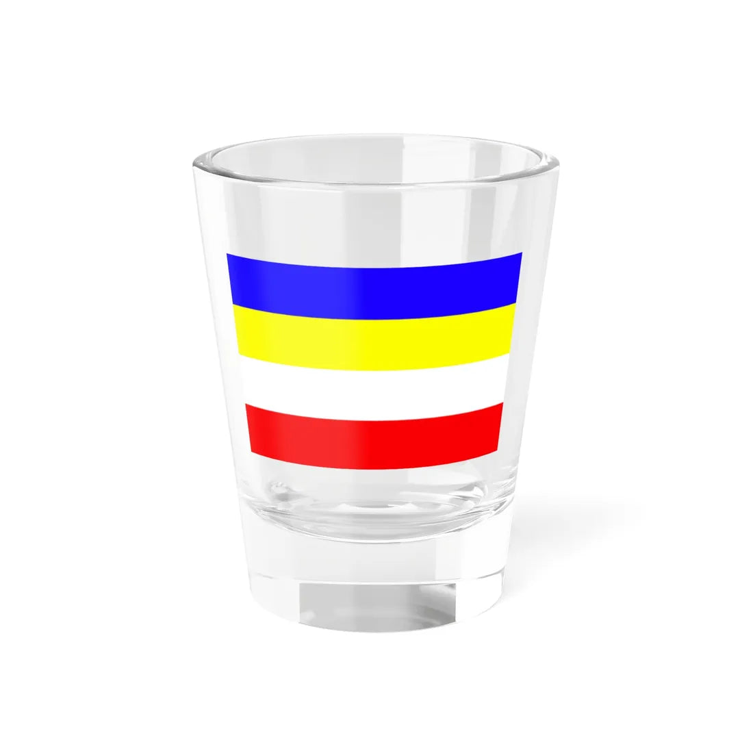 Flagge Amt Eiderstedt (Germany) Shot Glass 1.5oz 1.5oz - Go Mug Yourself