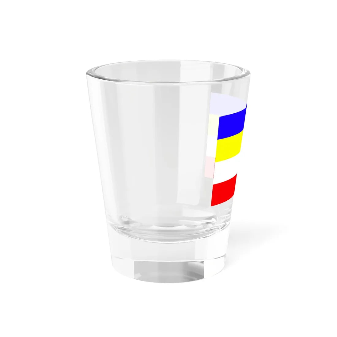 Flagge Amt Eiderstedt (Germany) Shot Glass 1.5oz - Go Mug Yourself
