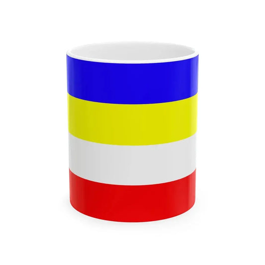 Flagge Amt Eiderstedt (Germany) White Coffee Mug 11oz - Go Mug Yourself