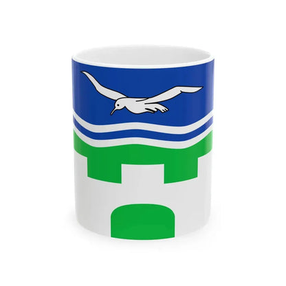 Flagge Amt Marne-Nordsee (Germany) White Coffee Mug 11oz - Go Mug Yourself