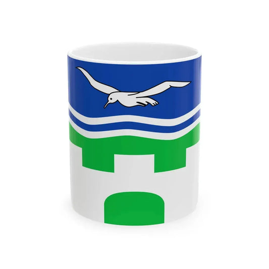 Flagge Amt Marne-Nordsee (Germany) White Coffee Mug 11oz - Go Mug Yourself