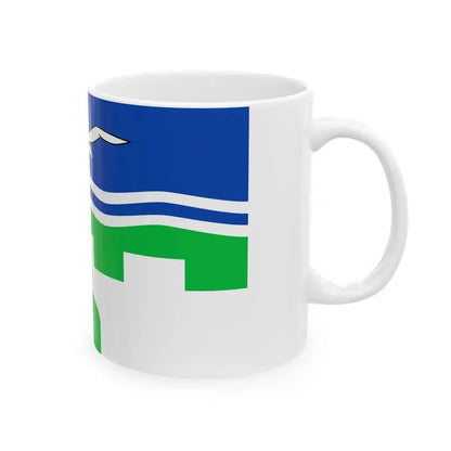 Flagge Amt Marne-Nordsee (Germany) White Coffee Mug - Go Mug Yourself