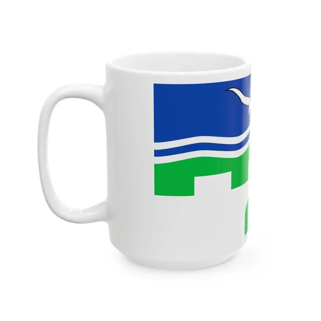 Flagge Amt Marne-Nordsee (Germany) White Coffee Mug - Go Mug Yourself