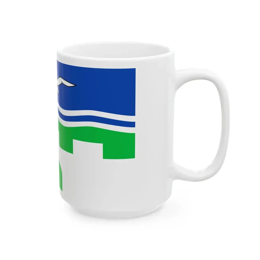 Flagge Amt Marne-Nordsee (Germany) White Coffee Mug - Go Mug Yourself