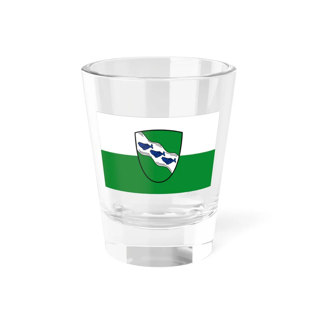 Flagge Ansbach (Germany) Shot Glass 1.5oz 1.5oz - Go Mug Yourself