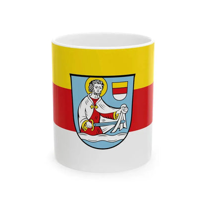 Flagge Arnschwang (Germany) White Coffee Mug 11oz - Go Mug Yourself