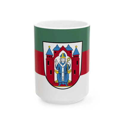 Flagge Aschaffenburg (Germany) White Coffee Mug 15oz - Go Mug Yourself