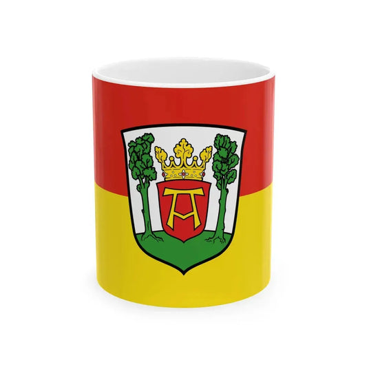 Flagge Aurich (Germany) White Coffee Mug 11oz - Go Mug Yourself