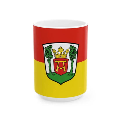 Flagge Aurich (Germany) White Coffee Mug 15oz - Go Mug Yourself
