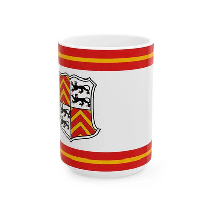 Flagge Babenhausen Hessen (Germany) White Coffee Mug 15oz - Go Mug Yourself