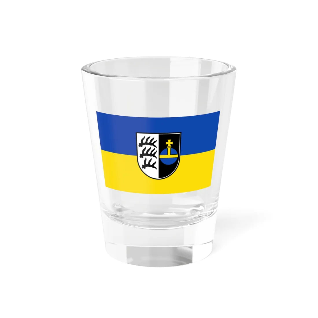 Flagge Backnang (Germany) Shot Glass 1.5oz 1.5oz - Go Mug Yourself