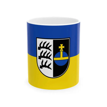 Flagge Backnang (Germany) White Coffee Mug 11oz - Go Mug Yourself