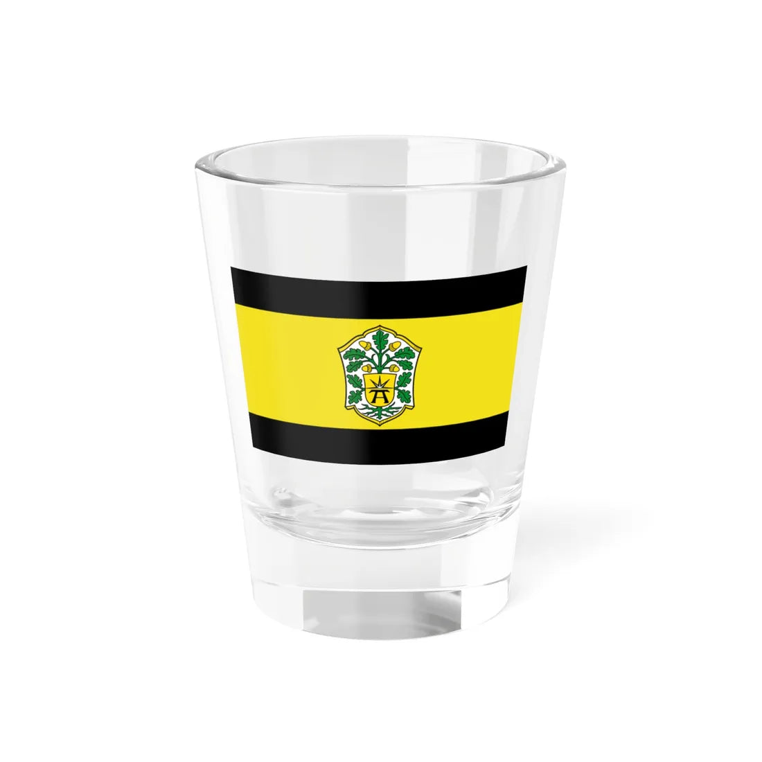 Flagge Bad Arolsen (Germany) Shot Glass 1.5oz 1.5oz - Go Mug Yourself