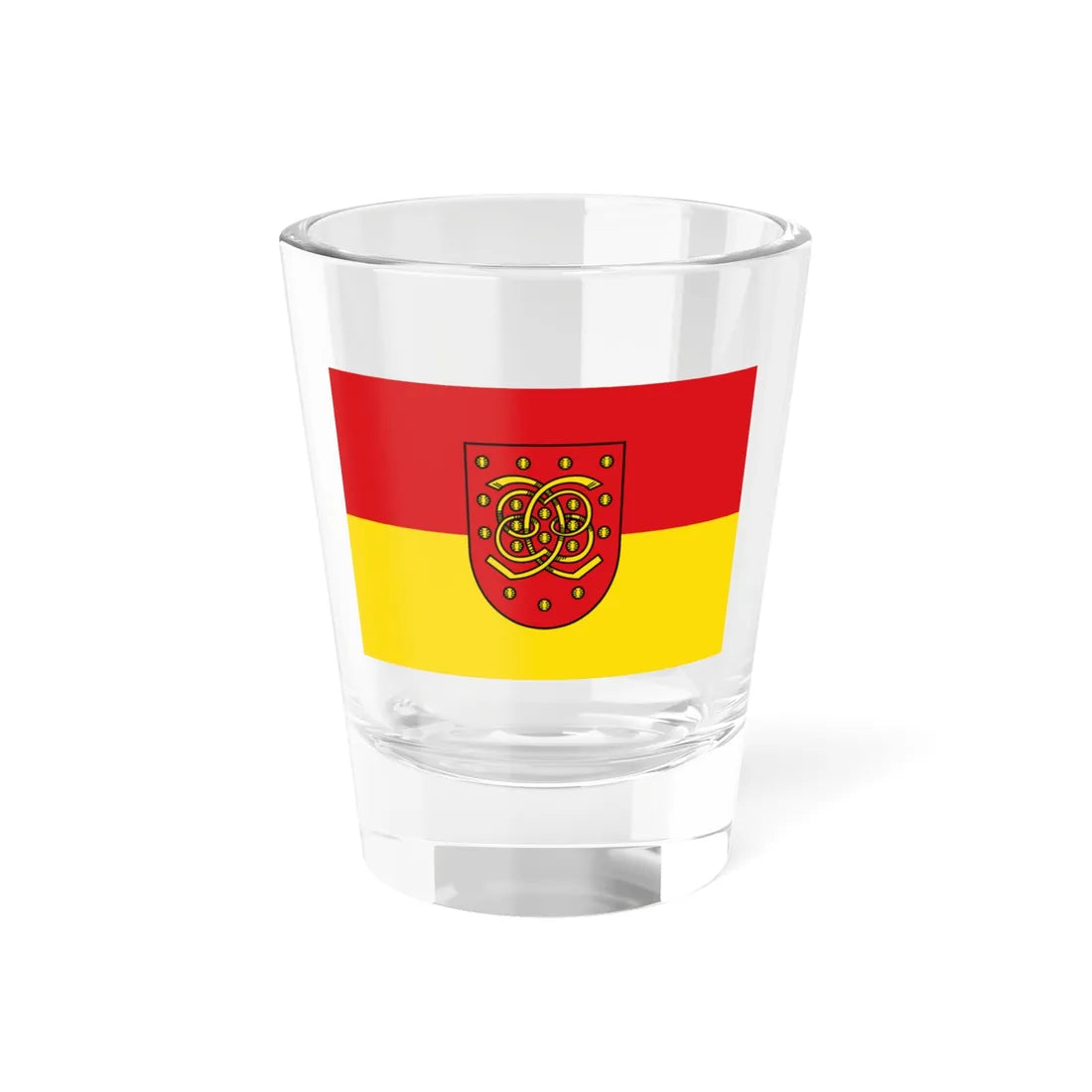 Flagge Bad Bentheim (Germany) Shot Glass 1.5oz 1.5oz - Go Mug Yourself