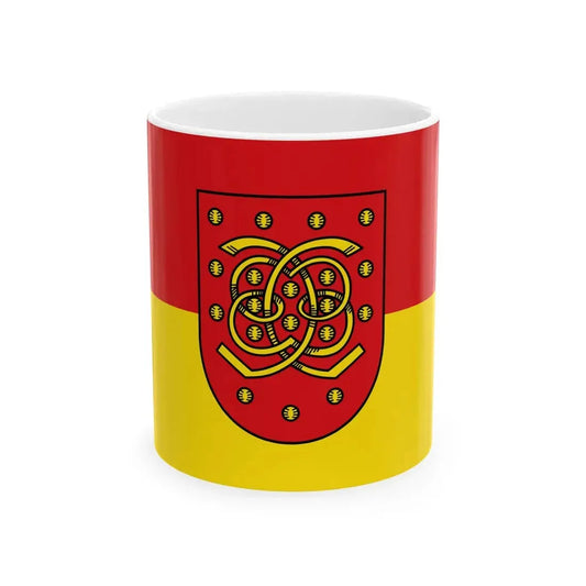 Flagge Bad Bentheim (Germany) White Coffee Mug 11oz - Go Mug Yourself
