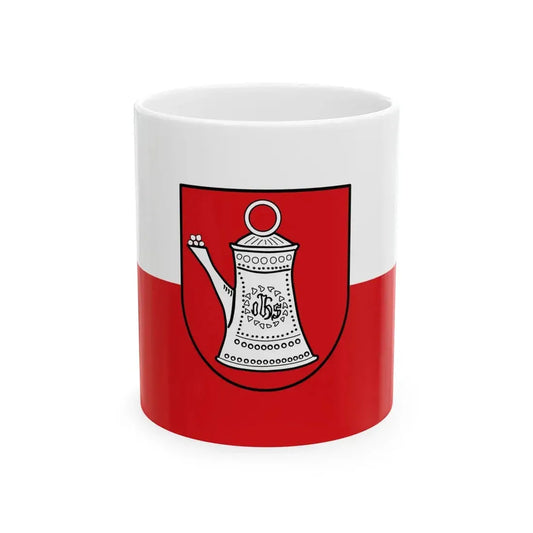 Flagge Bad Cannstatt (Germany) White Coffee Mug 11oz - Go Mug Yourself