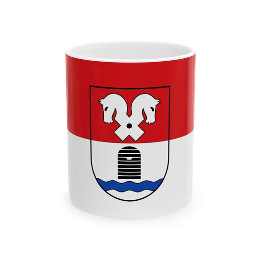 Flagge Bad Fallingbostel (Germany) White Coffee Mug 11oz - Go Mug Yourself