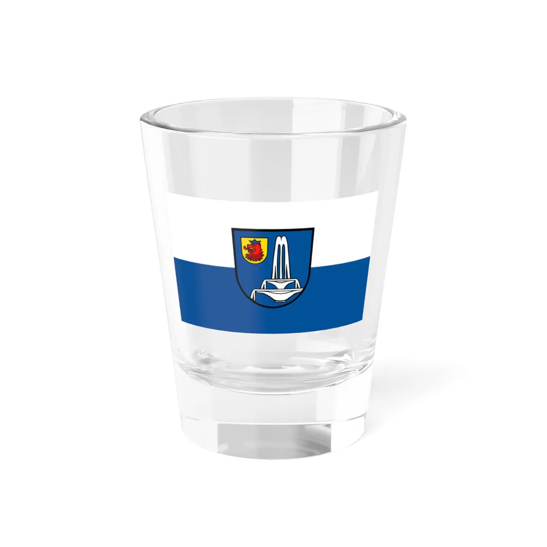 Flagge Bad Schönborn (Germany) Shot Glass 1.5oz 1.5oz - Go Mug Yourself