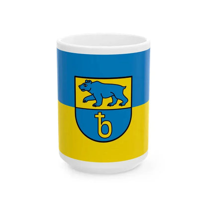 Flagge Baerenthal (Germany) White Coffee Mug 15oz - Go Mug Yourself
