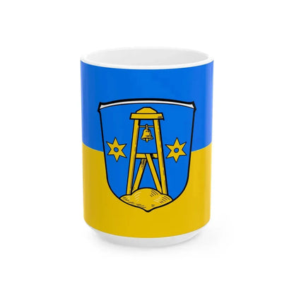 Flagge Baltrum (Germany) White Coffee Mug 15oz - Go Mug Yourself
