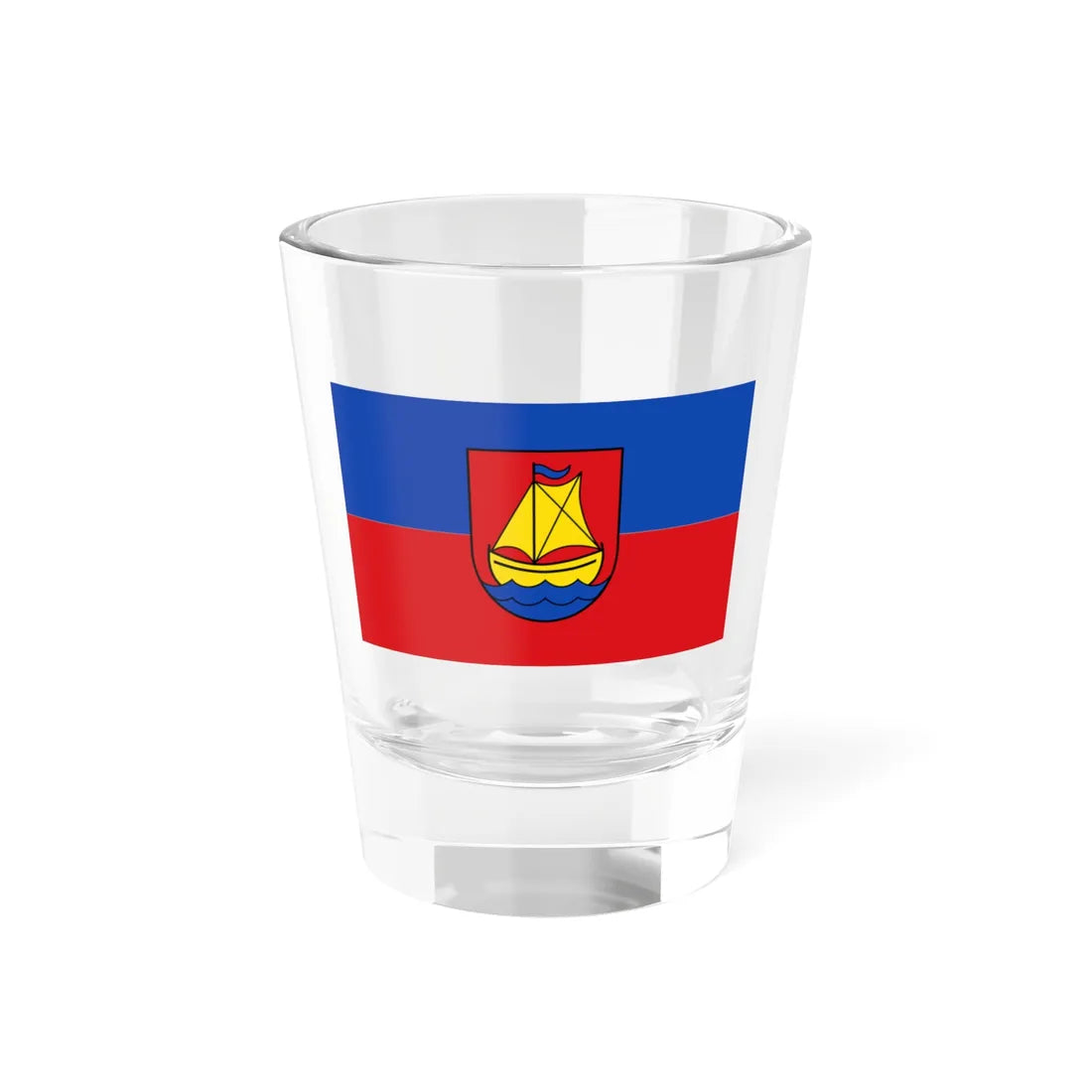 Flagge Barssel (Germany) Shot Glass 1.5oz 1.5oz - Go Mug Yourself