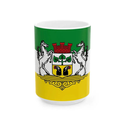 Flagge Bassum (Germany) White Coffee Mug 15oz - Go Mug Yourself