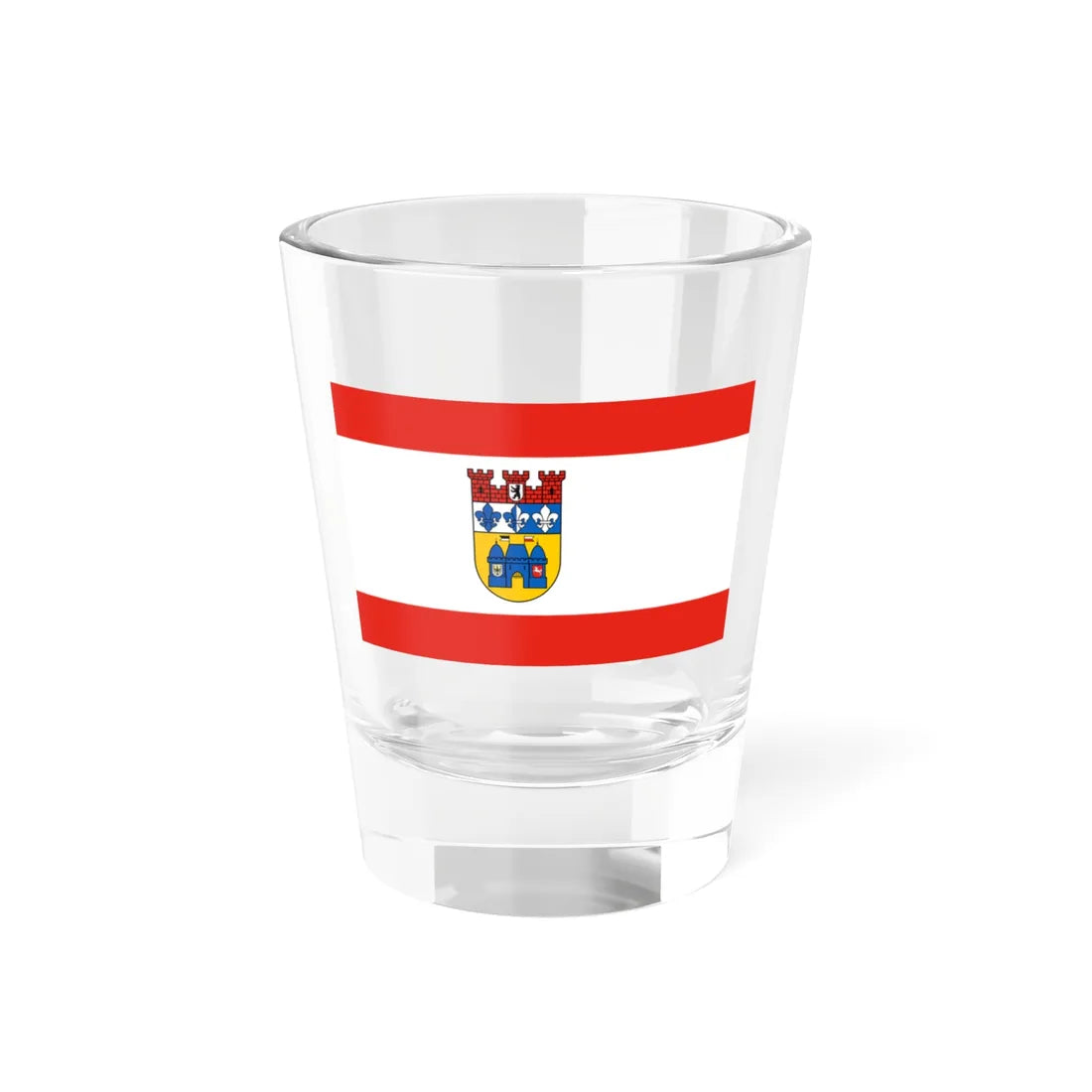 Flagge Bezirk Charlottenburg-Wilmersdorf (Germany) Shot Glass 1.5oz 1.5oz - Go Mug Yourself