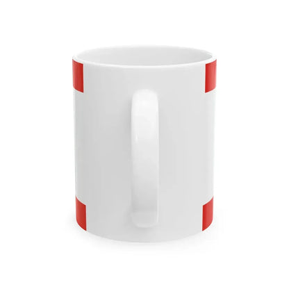 Flagge Bezirk Friedrichshain-Kreuzberg (Germany) White Coffee Mug - Go Mug Yourself
