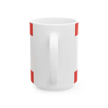 Flagge Bezirk Friedrichshain-Kreuzberg (Germany) White Coffee Mug - Go Mug Yourself