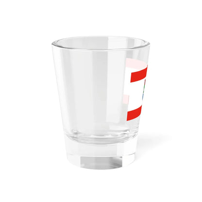 Flagge Bezirk Lichtenberg (Germany) Shot Glass 1.5oz - Go Mug Yourself