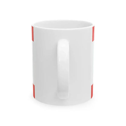 Flagge Bezirk Marzahn-Hellersdorf (Germany) White Coffee Mug - Go Mug Yourself