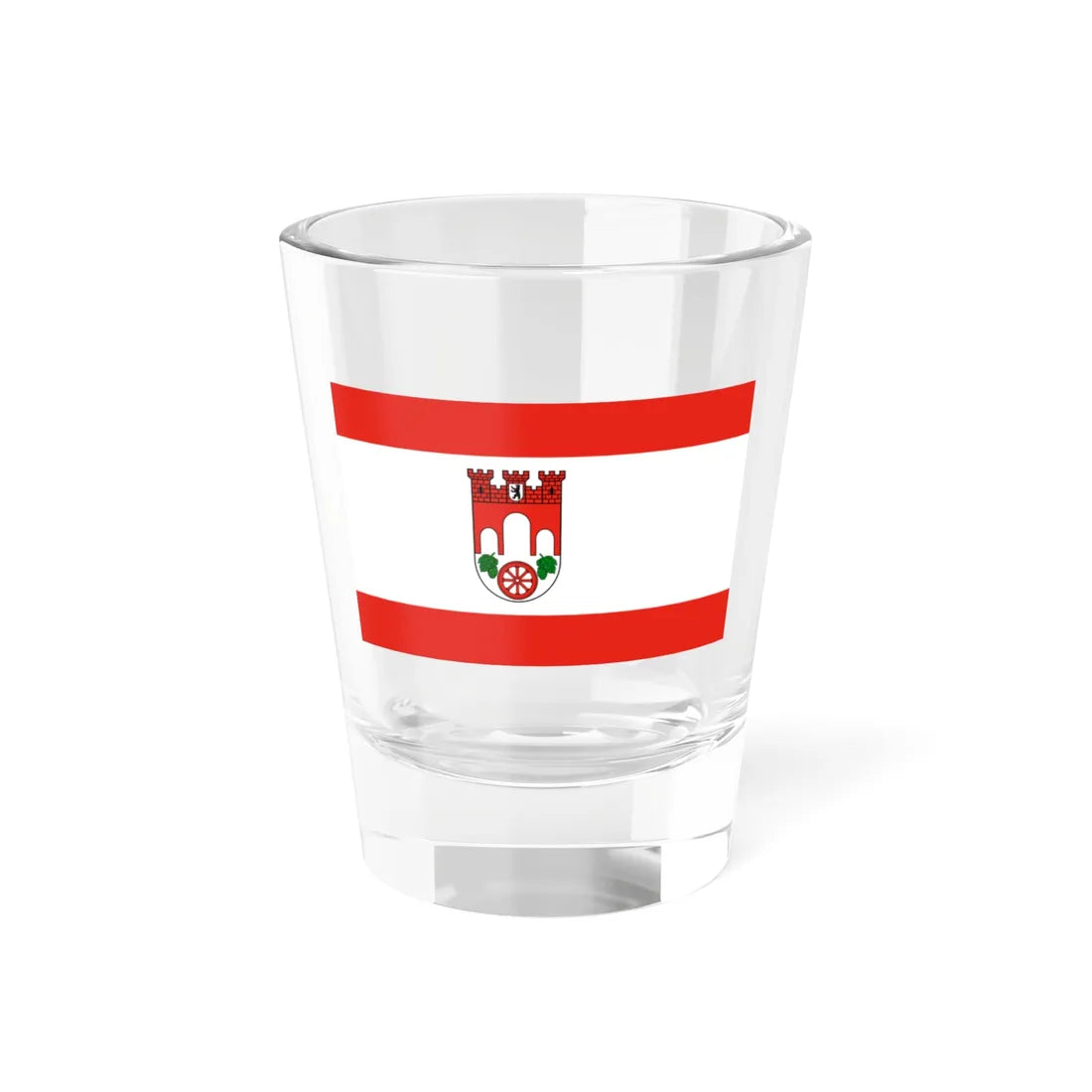Flagge Bezirk Pankow (Germany) Shot Glass 1.5oz 1.5oz - Go Mug Yourself