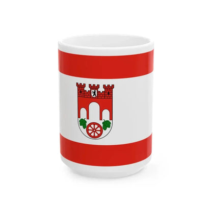 Flagge Bezirk Pankow (Germany) White Coffee Mug 15oz - Go Mug Yourself