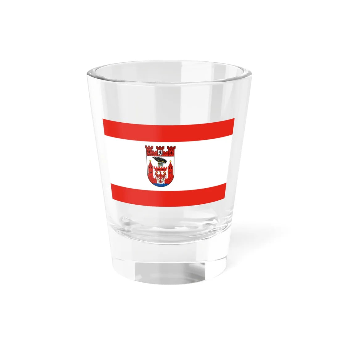 Flagge Bezirk Spandau (Germany) Shot Glass 1.5oz 1.5oz - Go Mug Yourself
