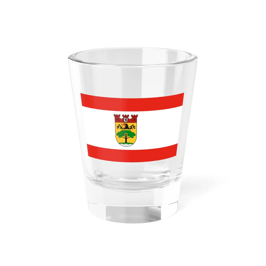 Flagge Bezirk Steglitz-Zehlendorf (Germany) Shot Glass 1.5oz 1.5oz - Go Mug Yourself