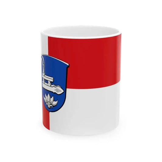 Flagge Biblis (Germany) White Coffee Mug 11oz - Go Mug Yourself