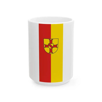Flagge Bietigheim (Germany) White Coffee Mug 15oz - Go Mug Yourself