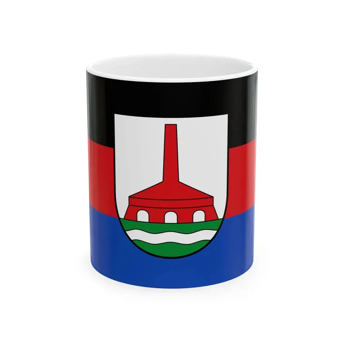 Flagge Bingum (Germany) White Coffee Mug 11oz - Go Mug Yourself