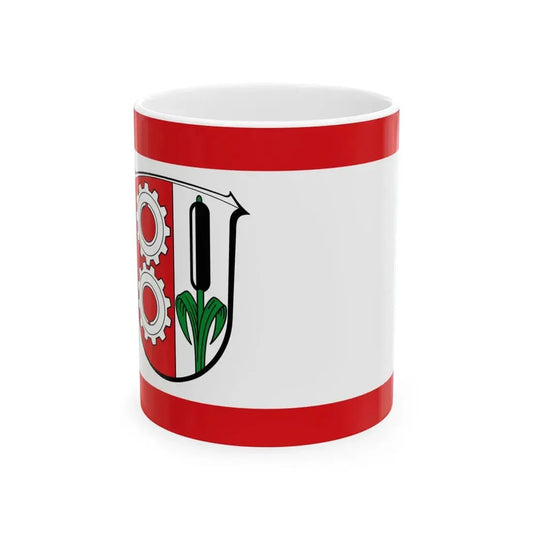 Flagge Bischofsheim Maintal (Germany) White Coffee Mug 11oz - Go Mug Yourself