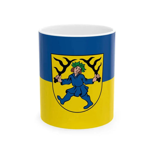 Flagge Blaubeuren (Germany) White Coffee Mug 11oz - Go Mug Yourself