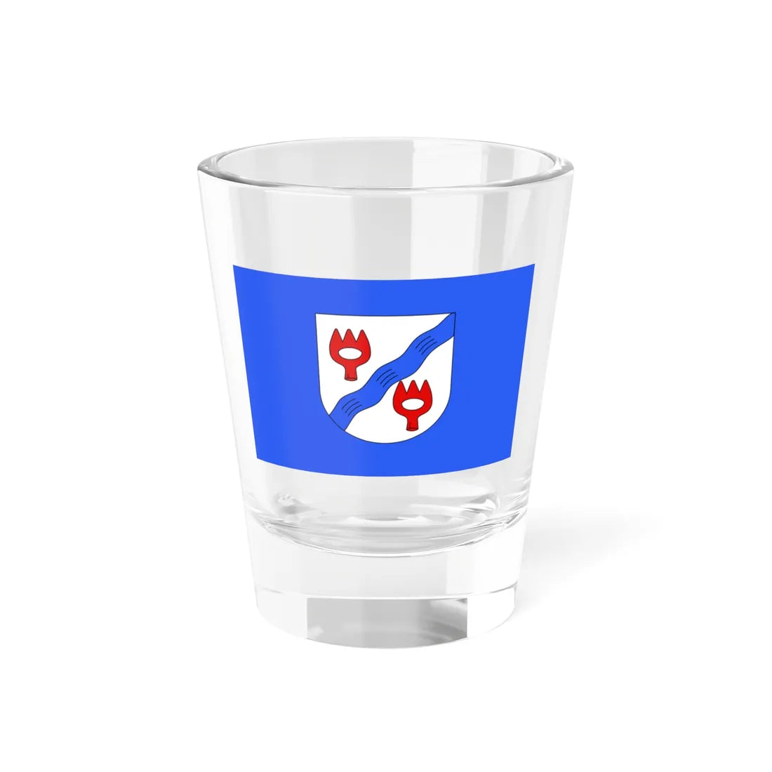 Flagge Bönningstedt (Germany) Shot Glass 1.5oz 1.5oz - Go Mug Yourself