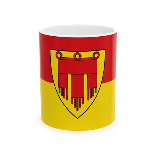 Flagge Boeblingen (Germany) White Coffee Mug 11oz - Go Mug Yourself