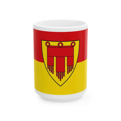 Flagge Boeblingen (Germany) White Coffee Mug 15oz - Go Mug Yourself